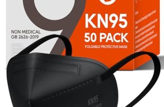 FOXFUN KN95 Face Masks 50 Pack for Adults