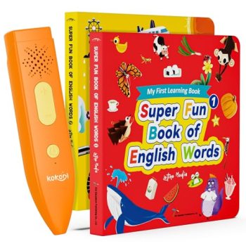 KOKODI Talking Pen Books Sets, Interactive Audio Sound Books Kids Learning Elect
