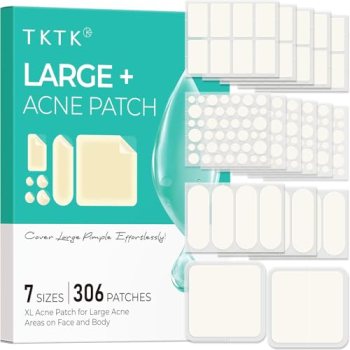 Large Pimple Patches for Face, 7 Sizes Big Acne Patches