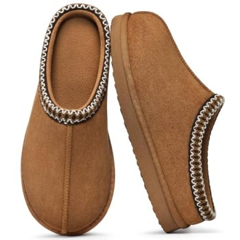 Litfun Memory Foam Slippers for Women Cozy Warm House Shoes Indoor and Outdoor