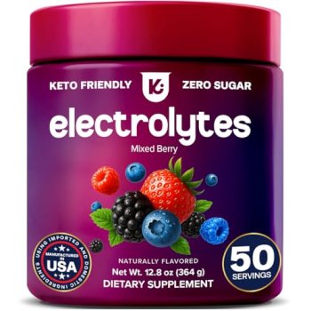 Keppi Mixed Berry Electrolytes Powder 50 Servings