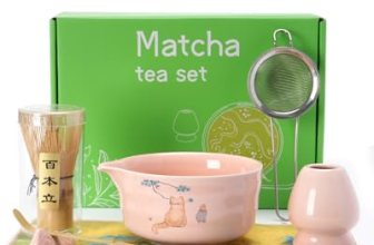 Matcha Whisk Set, Ceramic Matcha Set Includes Matcha Bowl