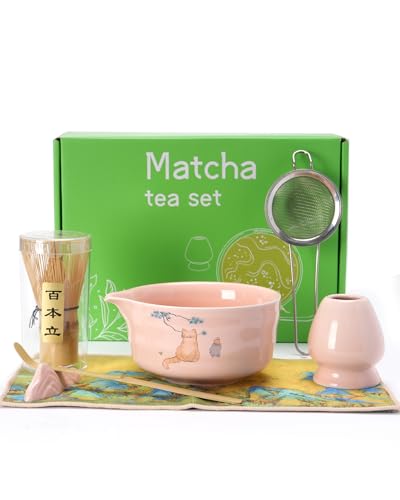 Matcha Whisk Set, Ceramic Matcha Set Includes Matcha Bowl