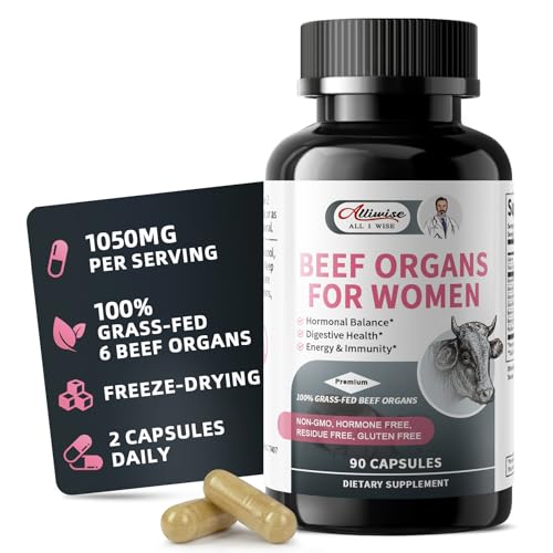 Alliwise Beef Organ Supplement for Women – Supports Female Hormonal Balance