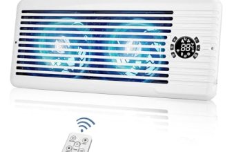 TMYICE Register Booster Fan for 4″ x 12″ Register Holes