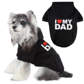 BAOBICUTE Dog Basic Hoodie Soft Dog Clothes Cold Weather Sweaters for Medium Lar
