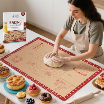Silicone Baking Mat with Recipes
