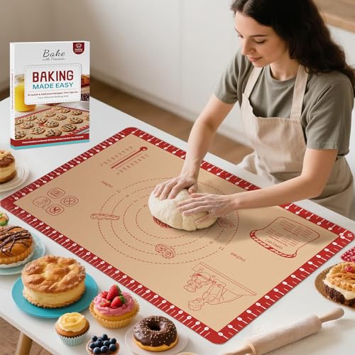 Silicone Baking Mat with Recipes