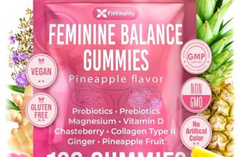 FitVitality Premium 120 Feminine Balance Gummies – Probiotics