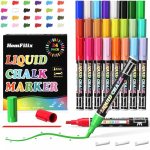 HomFilix 24-Color Liquid Chalk Markers Set