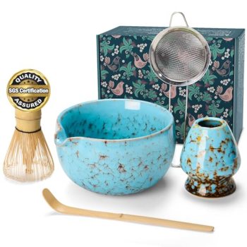 MONOJOY Matcha Bowl and Whisk Set