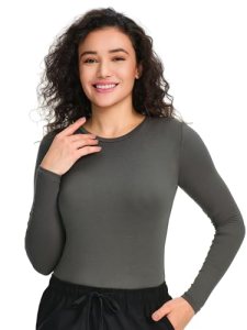 COZYFIT Scrub Undershirts Long Sleeve Women