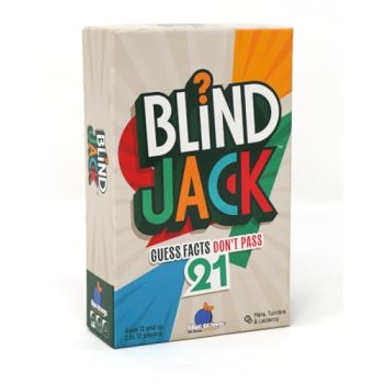 Blue Orange New Card Game Blind Jack Fun Trivia and Strategy Party Game for Kids