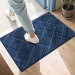 COSY HOMEER Front Door Mat Low Profile Non-Slip Doormat for Entryway