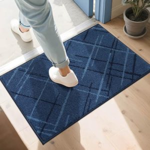 COSY HOMEER Front Door Mat Low Profile Non-Slip Doormat for Entryway