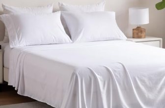 4 Piece Queen Bed Sheet Set, Ultra Soft Fitted Sheet Queen Size & Flat Sheet & 2