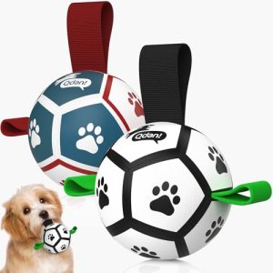 QDAN 2 Pack Small Dog Toys, 3.5 Inch Puppy Balls