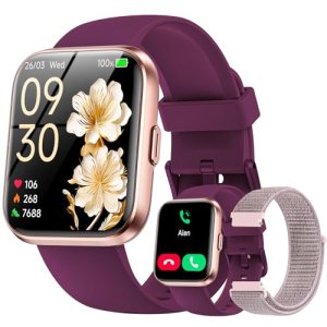 Smart Watches for Women, 1.85″ HD Smart Watch for Android/iPhones (Make/Answer C