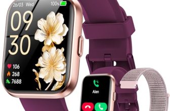 Smart Watches for Women, 1.85″ HD Smart Watch for Android/iPhones (Make/Answer C