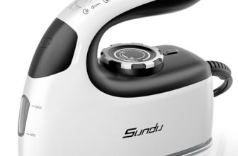 Sundu Mini Travel Steam Iron, 1000W Portable Small Iron with Non-Stick Plate