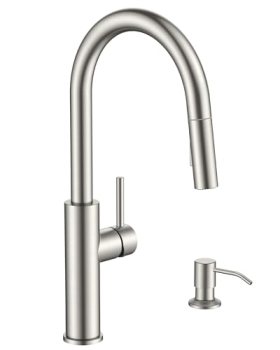 FORIOUS Kitchen Faucet with Soap Dispenser