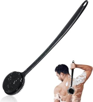 Back Scrubber for Shower, 24in Adjustable Handle Body Brush