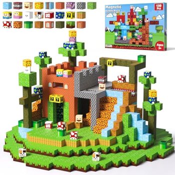 Innovakids Magnetic Blocks – 150 PCS Magnets Game-Based Building Block for Ages