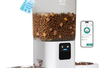 Frienhund 5G WiFi Automatic Cat Feeder 2 Cats: Dual Automatic Dog Feeder with AP