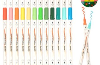 Shuttle Art 48 Colors Dual Tone Acrylic Paint Markers
