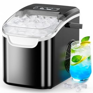 COWSAR Ice Maker Countertop, Portable Ice Machine with Self-Cleaning