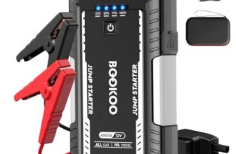 BOOKOO Jump Starter 4500A,12V Car Battery Jump Starter for All Gas and 10L Diese