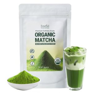 Emerail Organic Matcha Powder, Calm Energy & Antioxidant Support，USDA-Certified
