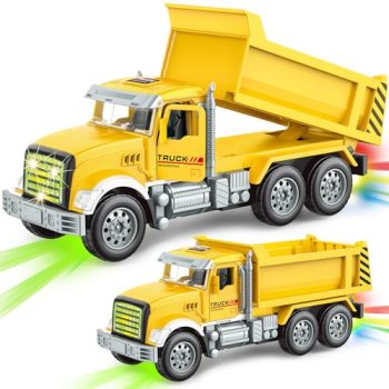 Car Toys for Toddlers, Dump Truck Toy with 1 Self-Lifting Bed