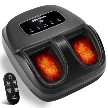 EaseZen Shiatsu Foot Massager with Heat & Remote
