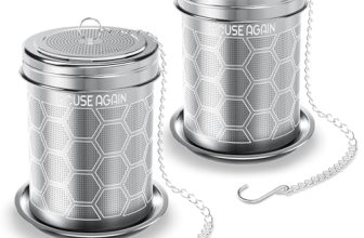 House Again 2 Pack Tea Strainers for Loose Tea