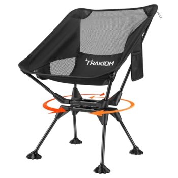 Trakiom 360° Swivel Folding Camping Chairs