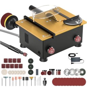 Mini Table Saw for Crafts[Dual 795 Motors & Switches] Max 200W/12