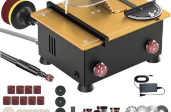 Mini Table Saw for Crafts[Dual 795 Motors & Switches] Max 200W/12