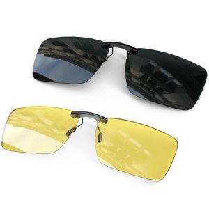 ANYLUV Clip on Polarized Night Vision Sunglasses