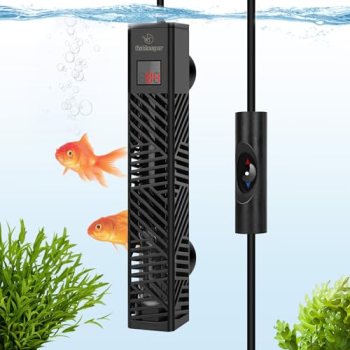 fishkeeper 25W/50W/100W/200W/300W Fish Tank Heater for 1-80 Gallon