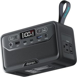 DaranEner 2026 Portable Power Station 89.6Wh LiFePO4 Battery