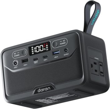 DaranEner 2026 Portable Power Station 89.6Wh LiFePO4 Battery