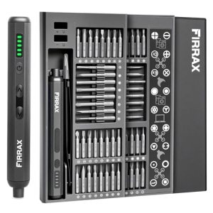 Mini Electric Screwdriver Set, FIRRAX 76-in-1 Small Electric Precision Screwdriv