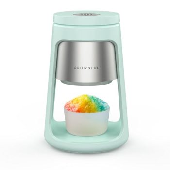 CROWNFUL Shaved Ice Machine, Snow Cone Machine with 2 Ice Cups