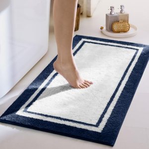 GRANNY SAYS Microfiber Bathroom Rugs Non Slip Washable