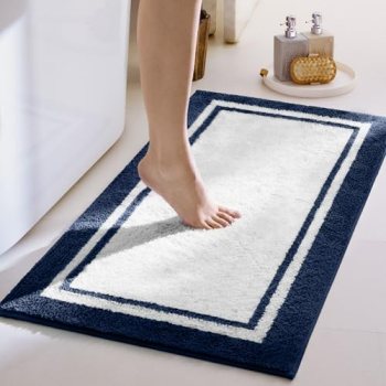GRANNY SAYS Microfiber Bathroom Rugs Non Slip Washable