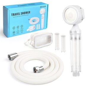 Klabb Korean Shower Head Kit – Mini High Pressure Handheld Shower with Replaceab
