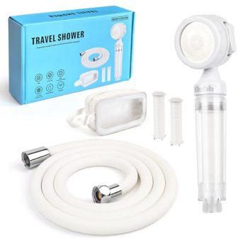 Klabb Korean Shower Head Kit – Mini High Pressure Handheld Shower with Replaceab