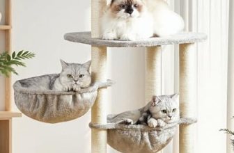 Small Cat Tree Tower with Lots of Scratching Posts