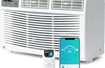 8000 BTU Window Air Conditioner Cools Up to 350 Sq. Ft.